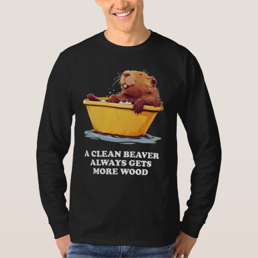 Beaver Lover Bath T-Shirt (Vorderseite)