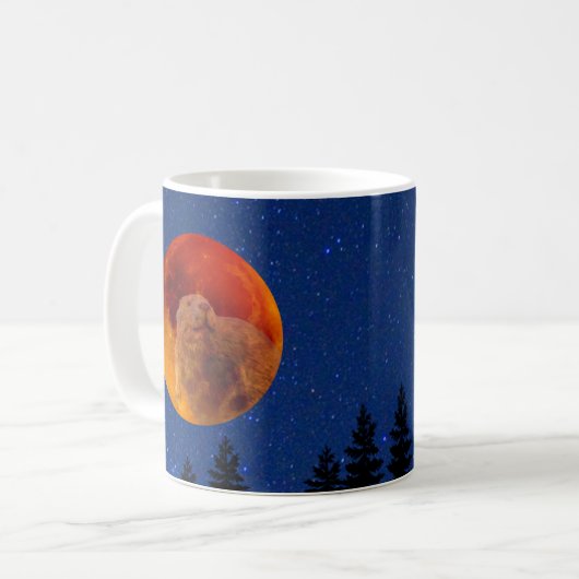 Beaver Moon im November Kaffeetasse (Vorderseite Links)