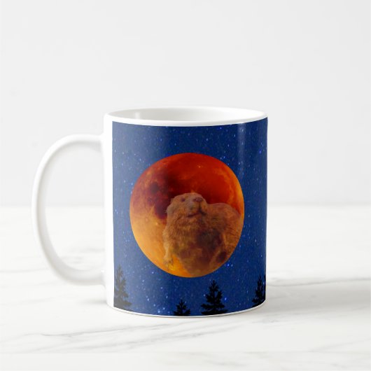 Beaver Moon im November Kaffeetasse (Links)