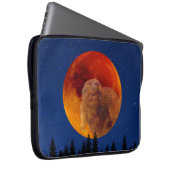 Beaver Moon im November Laptopschutzhülle (Vorne Rechts)