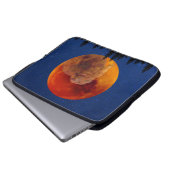 Beaver Moon im November Laptopschutzhülle (Vorne Knopf)