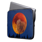 Beaver Moon im November Laptopschutzhülle (Vorderseite Links)