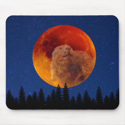 Beaver Moon im November Mousepad (Vorne)