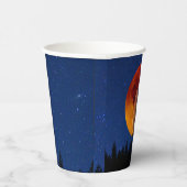 Beaver Moon im November Pappbecher (Rechts)