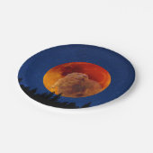 Beaver Moon im November Pappteller (Schrägansicht)