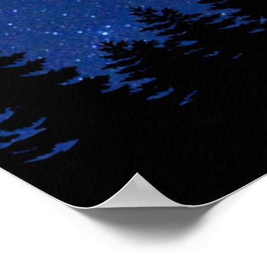 Beaver Moon im November Poster (Ecke)