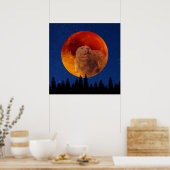 Beaver Moon im November Poster (Küche)