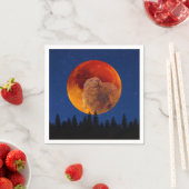 Beaver Moon im November Serviette (Beispiel)