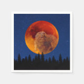 Beaver Moon im November Serviette (Vorderseite)