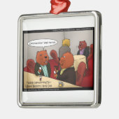 Beaver Networking Christmas Ornaments Silbernes Ornament (Links)