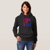 Beaver Pride Bisexual Flag LGBTQ Proud Ally Pride Hoodie (Vorne ganz)