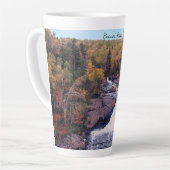 Beaver River Falls latte Tasse (Linke Ecke)