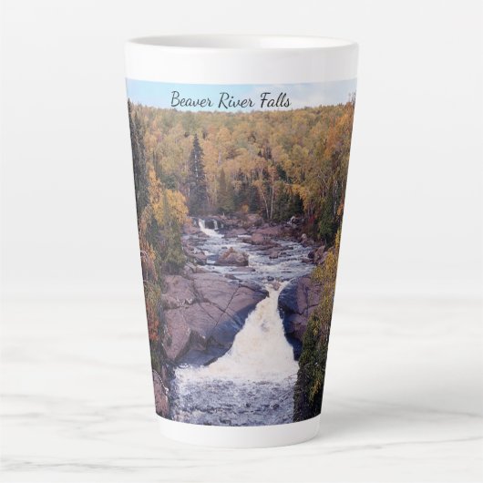 Beaver River Falls latte Tasse (Vorderseite)