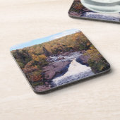 Beaver River Falls Set von 6 plastischen Untersetz Getränkeuntersetzer (Linke Seite)