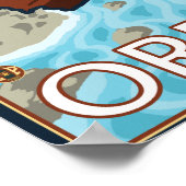 Beaver & River - Newport, Oregon Poster (Ecke)