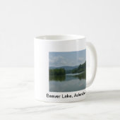 Beaver See, Asheville, NC-Kaffee-Tasse Kaffeetasse (VorderseiteRechts)