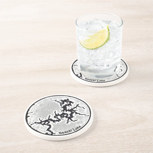 Beaver See-Untersetzer Getränkeuntersetzer (Seite)