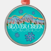 Beaver Silbernes Ornament (Vorne)