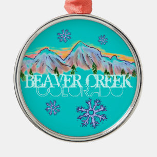 Beaver Silbernes Ornament
