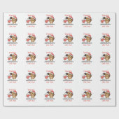 Beaver There's Snowbuddy Like Snowman Pun Geschenkpapier (Flach)