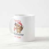 Beaver There's Snowbuddy Like Snowman Pun Kaffeetasse (Vorderseite Links)