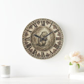 Beaver Wall Clock Große Wanduhr (Zuhause)