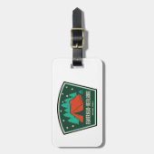 Beaverhead Deerlodge National Forest Camping Gepäckanhänger (Vorderseite vertikal)