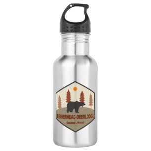 Beaverhead Deerlodge National Forest Montana Bear Edelstahlflasche