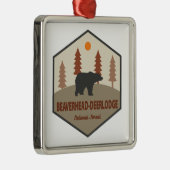 Beaverhead Deerlodge National Forest Montana Bear Ornament Aus Metall (Rechts)