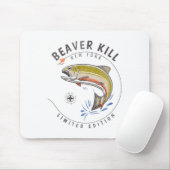 Beaverkill River New York Fly-Fischen Souvenir Bea Mousepad (Mit Mouse)