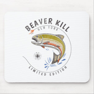 Beaverkill River New York Fly-Fischen Souvenir Bea Mousepad