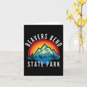 Beavers Bend Staat Park Oklahoma Karte (Gelbe Blume)
