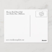 Beavers Bend Staat Park Postkarte (Rückseite)