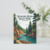 Beavers Bend State Park USA Postkarte (Stehend Vorderseite)