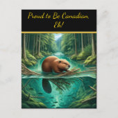 Beavers Forest Symphony Postkarte (Vorderseite)