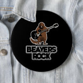Beavers Rock Button (Beispiel)