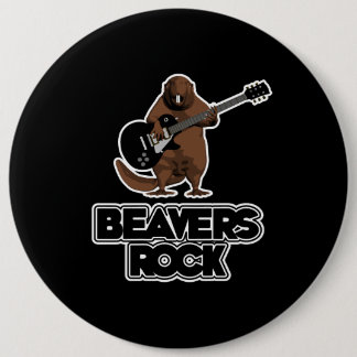 Beavers Rock Button