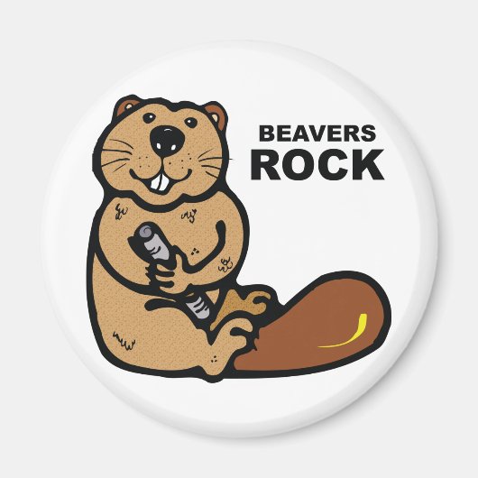 Beavers Rock Magnet (Vorne)