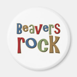 Beavers Rock Magnet