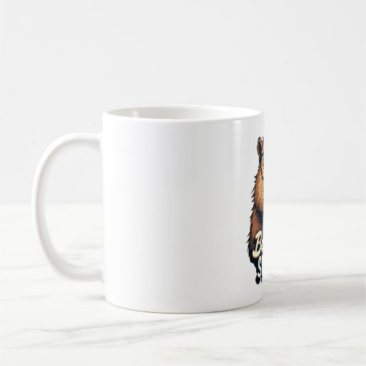 Beaversmart - Funny Beaver mit Brillen Graphic Kaffeetasse (Links)