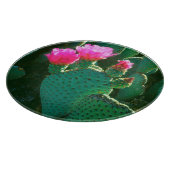 Beavertail Kaktus-Blumen Schneidebrett (Ecke)