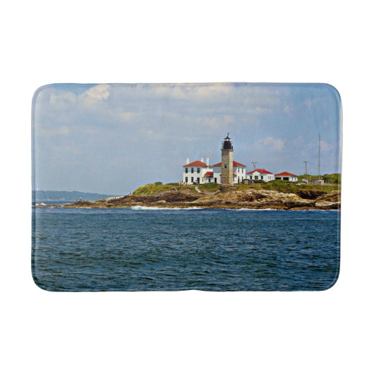 Beavertail Leuchtturm, Insel Rhode Badematte (Vorderseite)