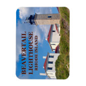 Beavertail Leuchtturm Rhode Island Flexi-Magnet Magnet (Vertikal)