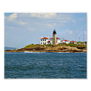 Beavertail Leuchtturm, Rhode Island Foto-Druck Fotodruck