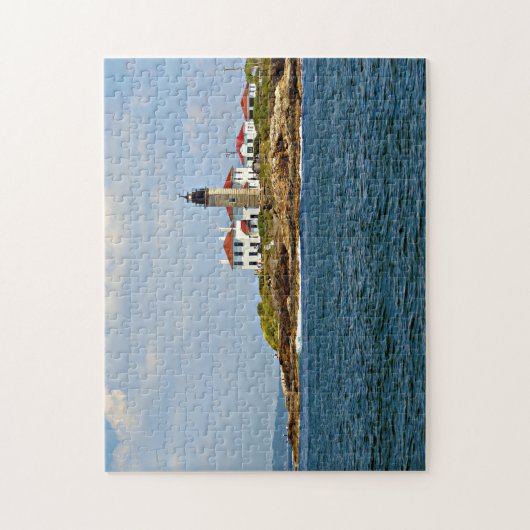Beavertail Leuchtturm, Rhode Island Puzzle (Vertikal)