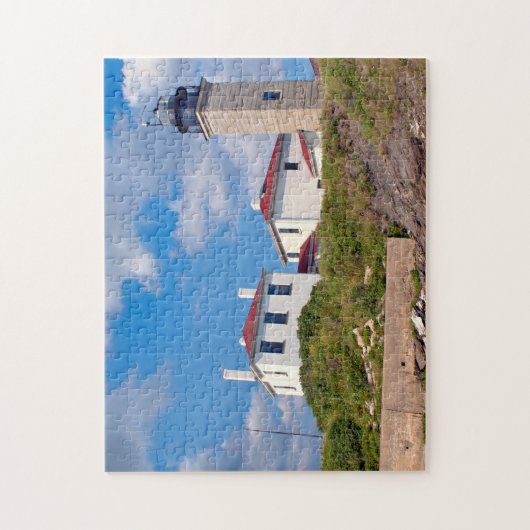 Beavertail Leuchtturm, Rhode Island Puzzlespiel Puzzle (Vertikal)