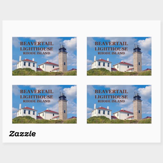 Beavertail Leuchtturm, Rhode Island Stickers (Blatt)