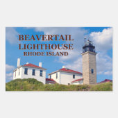 Beavertail Leuchtturm, Rhode Island Stickers (Vorderseite)