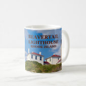 Beavertail Leuchtturm, Rhode Island Tasse (VorderseiteRechts)