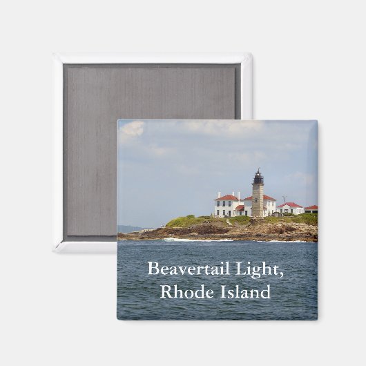 Beavertail Light, Rhode Island Magnet (Vorderseite/Rückseite)
